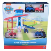 【東東玩具城】《 汪汪隊立大功 paw patrol 》 汪汪隊立大功-總部軌道場景組(含阿奇和毛毛小車)