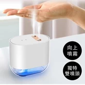【愛合購】團購大優惠 智慧感應雙孔酒精噴霧器 /淨手器/消毒機/自動感應(黑白2色)