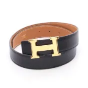 【DOKODEMO】【二手】愛馬仕 (Hermes) Constance H 雙面皮帶 女士真皮 Constance H 皮帶 二手 A