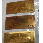2019豬年賀歲開運金幣 金箔紀念幣金條保險會銷開門紅招財新年禮品 黃金典藏版千元金鈔發財金 錢母 批發 娃娃機