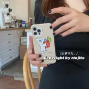 韓國ins風卡通購物狗狗14手機殼iPhone12promax適用11蘋果13可愛8