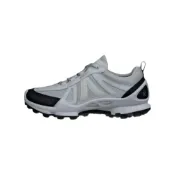 (店+)【ecco】80346461418 ecco愛步 Biom C Trail 皮革 百搭系帶 低幫 徒步鞋 男款 灰色