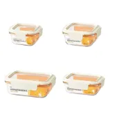 (店+)【LocknLock 樂扣樂扣】新視界耐熱玻璃保鮮盒 上蓋透明 卡扣可拆 (多款任選)-miffybaby