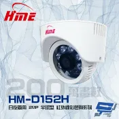 昌運監視器 環名HME HM-D152H 200萬 2MP 日夜兩用 紅外線彩色半球型攝影機