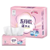(店+)【MAY FLOWER 五月花】蓬厚柔頂級抽取式衛生紙100抽*12包*6袋/箱(永豐)