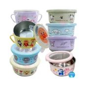 (店+)不鏽鋼防滑碗 止滑碗 隔熱碗 波力 雙耳碗 餐碗 幼稚園餐碗 麵包超人 汪汪隊 迪士尼 巧虎 POLI 兒童碗 學習碗