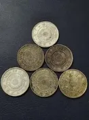 小特年日本五十錢銀幣日本大正年大正四年旭日五十錢銀幣每枚10.1克800銀不單標為通走單枚非通走44246路添