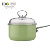 【法國FORUOR】I DO 純真年代琺瑯直柄燉鍋16cm(1.6L)