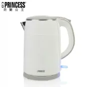 SANJING三井3C 【PRINCESS｜荷蘭公主】1.5L不鏽鋼雙層防燙快煮壺/灰 236070【三井3C】
