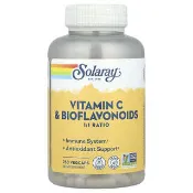 【iHerb】Solaray, 維生素 C 和生物類黃酮，250 粒素食膠囊