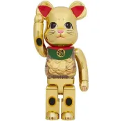 Be@rbrick 庫柏力克熊 BE@RBRICK 庫柏力克熊 金幣招財貓 小判 開運 100％&400%
