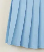 【EM】日本JK學生制服百褶裙基本素色款（水藍色）/Cosplay Cos水手裙短裙制服裙子