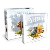 ✨臺灣熱賣✨石器時代2.0:始前原始部落Paleo 恐怖鳥成人禮擴中文合作冒險桌遊wz