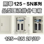 【電子發票】照華 125-SN 2P/3P 品型箱 匯流排開關箱 鐵箱 配電箱 分電箱 無熔絲開關 箱體 不含開關