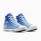 【CONVERSE】休閒鞋 女鞋 運動鞋 高筒 妙妙犬布麗 CTAS HI BLUEMULTIWHITE 藍白 A16460C