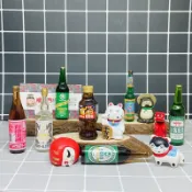 【福滿門】買五送一/古早味/冰箱貼/台灣柑仔店/酒瓶/磁鐵/台啤/米酒/高粱/福牛/花露水/瓶子/復古/吸鐵
