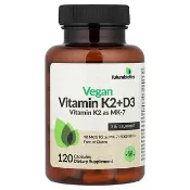【iHerb】Futurebiotics, Vegan Vitamin K2 + D3, 120 Capsules