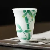 (可開發票/報價單）手繪節節高升聞香杯陶瓷主人杯家用待客喝品茗杯單杯