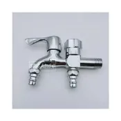 (店+)雙頭水龍頭 水龍頭 自來水開關 洗衣機水龍頭 雙用水龍頭 雙口水龍頭 戶外水龍頭 4分水龍頭 廚房水龍頭 一分二KIM