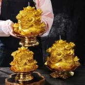 不二選 免運 永蓮光聚寶盤金元寶蠟燭聚財蠟燭財神還愿用品蓮花燈供燈蓮花蠟燭