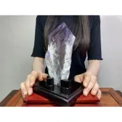 【通天寶】烏拉圭【天然骨幹紫水晶】花朵 磁場 透度 骨幹 權杖 晶靈 紫水晶 雅典娜 療癒石 紫晶簇 紫水晶柱 D88