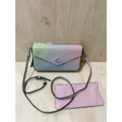 免運 ✨台灣現貨✨美國🇺🇸Coach專櫃 WYN crossbody 牛皮 翻蓋 渲染 漸層 掀蓋 斜背包 信封 隨身包