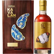 【宸瀧煙酒量販】噶瑪蘭 煙燻泥煤水楢桶威士忌原酒單一麥芽威士忌 橙端粉蝶款