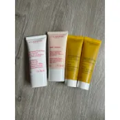 Clarins 克蘭詩 孕期保養 小樣 全新現貨 全新一代宛若新生撫紋霜、竹子精華身體去角質霜、芳香調和沐浴精