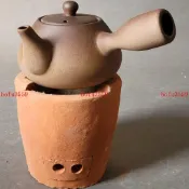 熱銷款~手工碳爐燒炭爐風爐潮州橄欖炭紅泥小火爐煮茶器木炭煮茶爐粗陶爐 26/4