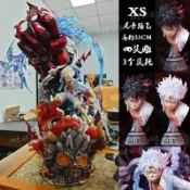 鑫誠批發網 【新款下殺】航海王 魯夫海賊王 XS Yang 五檔 太陽神尼卡路飛手辦雕像擺件四頭配三個頭托