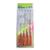 FROG 蛙印電工 826-185 鑽石銼刀組 5PCS 180mm 5支組 塑膠木頭專用 銼刀 磨刀 高硬度