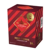 金杯女王咖啡-耳掛式盒裝10入-台灣金杯咖啡代理公司貨