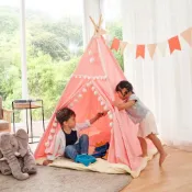 (店+)【KIDMORY】印地安遊戲帳篷(兒童帳篷 遊戲屋 印地安帳 兒童遊戲帳篷KM-562)