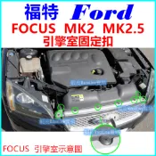 福特 FORD Focus MK2 MK2.5 引擎室塑膠扣 水箱護罩扣子 進氣口 鈕釦 卡扣 塑膠螺絲 固定扣 卡榫