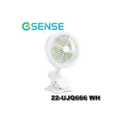(店+)【ESENSE 逸盛】寶貝 擺頭桌立夾扇 夾式風扇 可夾娃娃車/寵物推車 (22-UJQ666WH)
