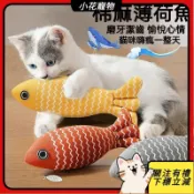 🐶小花寵物🐶寵物玩具 貓玩具 逗貓玩具 貓薄荷抱枕 貓薄荷棉麻魚 貓薄荷魚 貓草玩具 貓草魚 貓草包 貓薄 K107