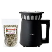 【Hiles】第二代氣旋熱風家用烘豆機 HE-HRT2 含1公斤阿拉比卡咖啡生豆(溫度/時間可調式)