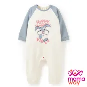 【Mamaway媽媽餵】BABY迪士尼毛圈長袖連身衣-桑普兔(寶寶包屁衣、嬰兒連身衣)