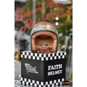 (店+)GU CAMP 騎士部品（現貨）免運優惠 快速出貨 Faith Retro II 復古 小帽體 3/4 安全帽 亮銀色