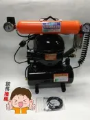 仙盈 鐵甲武士 35分貝 超静音 CPM-880A 旗艦级 空壓機 双效双槽超淨化 不出水鏡面機組合