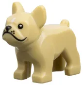 【磚樂】LEGO 樂高 29602pb01 6353130 French Bulldog 沙色 法國鬥牛犬