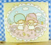 【震撼精品百貨】Little Twin Stars KiKi&LaLa 雙子星小天使 雙面卡片-黃花園/綠蛋糕 震撼日式精品百貨