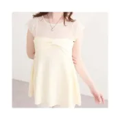 (店+)NICE CLAUP / OLIVE des OLIVE OUTLET 【natural couture】前綁帶傘襬針織