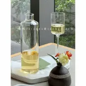 全球選品1館 生活百貨 簡約優雅冷萃茶瓶茶杯套裝創意ins風高腳聞香杯冷泡茶壺瓶品鑑杯