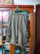 HANG TEN 男款五分褲 七分褲 短褲 半長褲 休閒褲 軍綠色 S號 70% COTTON  30% NYLON  腰圍31吋半