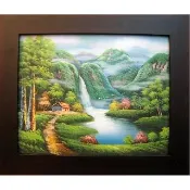 【開運陶源】開運化煞*山水畫*山水圖(38x32cm)