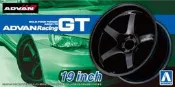 【小短腿玩具世界】AOSHIMA 青島社 05330 ADVAN Racing GT 19吋 輪胎組 1/24