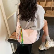 實用好包🧸2026新款休閒風餃子包女時尚簡約輕便百搭大容量單肩斜挎包