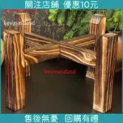 上新*台灣熱銷多尺寸陶瓷魚缸底座架子水缸木腳架花盆支架壇缸實木支撐架鑫盛