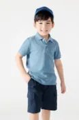 【Lativ】純棉網眼polo衫-童